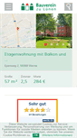 Mobile Screenshot of bauverein.de