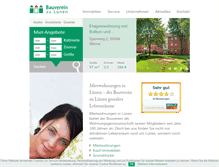 Tablet Screenshot of bauverein.de